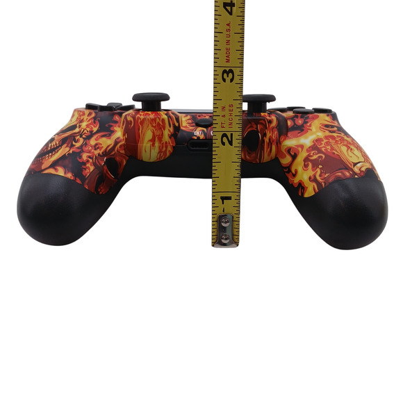 Custom Flame Skull Wireless PS4 Controller BGP-2016 by 4Games Tested Works - Picture 9 of 9